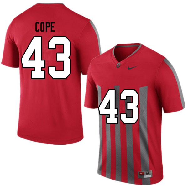 Ohio State Buckeyes #43 Robert Cope Men Official Jersey Throwback OSU23837